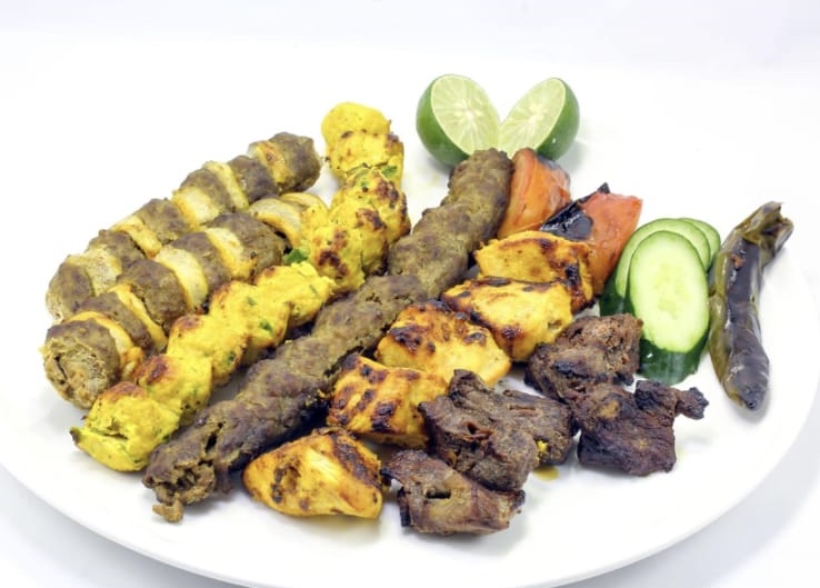 Tandoori mixed grilled platter